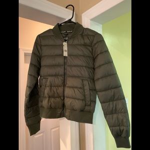 Garage Women's Olive Puffer Jacket